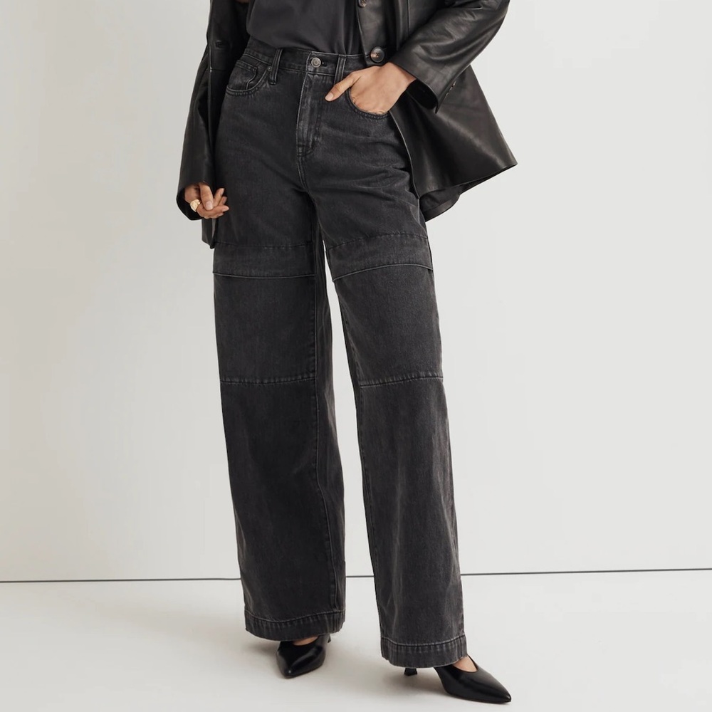Madewell Superwide-Leg Jeans in Gunter Wash
